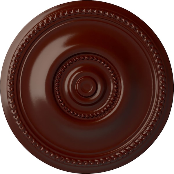 Ekena Millwork Raynor Ceiling Medallion (Fits Canopies up to 6"), Hnd-Painted Brushed Mahogany, 20 5/8"OD x 1 3/8"P CM20BEBMF - main